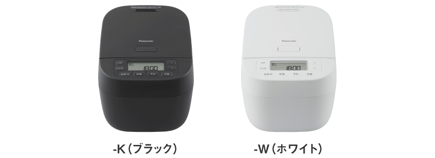 -K(ブラック),-W(ホワイト)