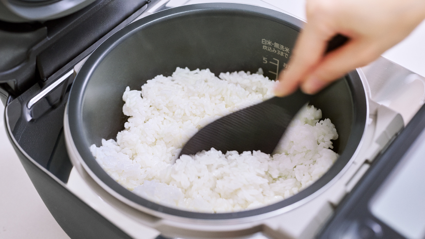 画像：保温しているごはん