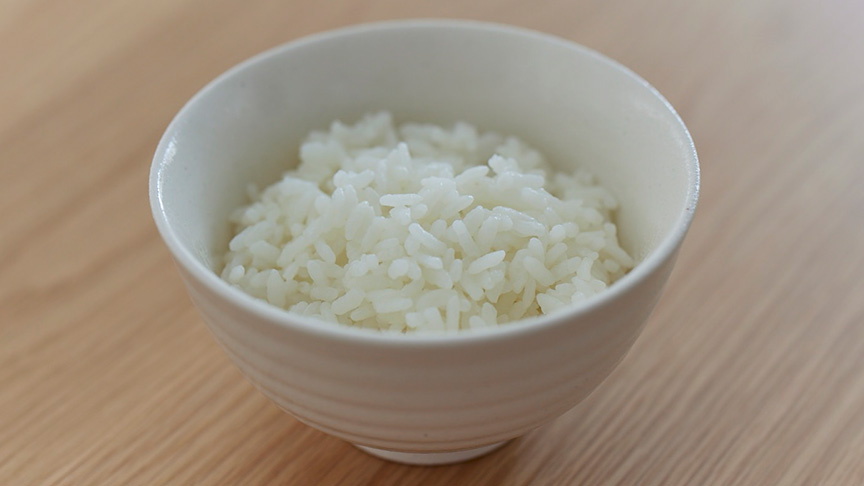 イメージ：少量コースで炊いたごはん