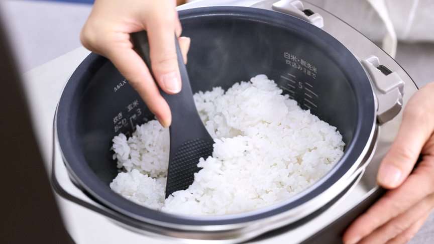 画像：保温しているごはん