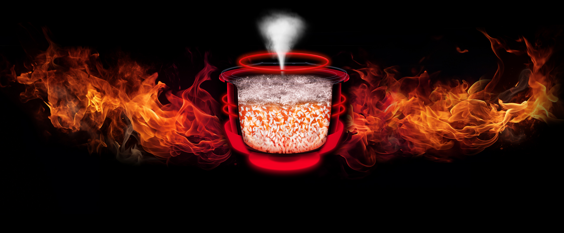 パナソニック炊飯器の独自技術のイメージ画像です。