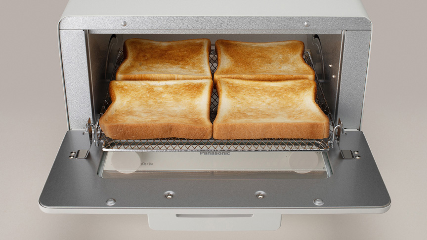 写真：トースト4枚