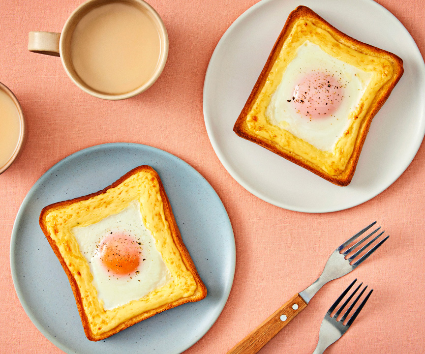 写真：ちぎられた食パン