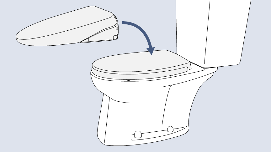 便器への取り付け確認ポイント