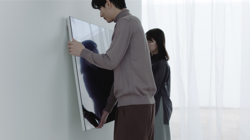 かんたん壁掛け