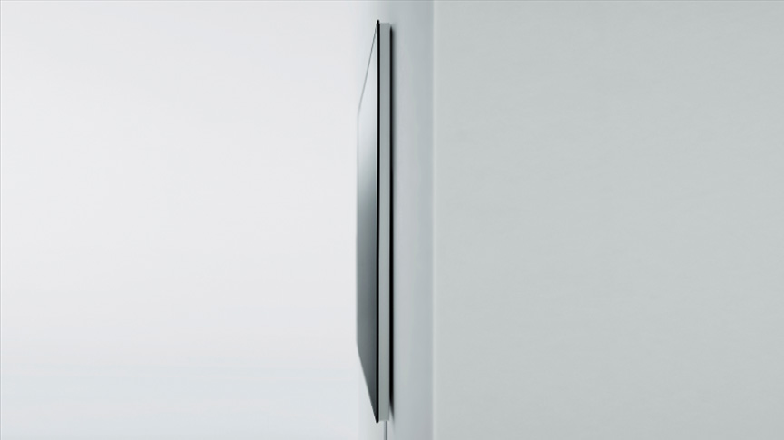 壁にピタッと設置