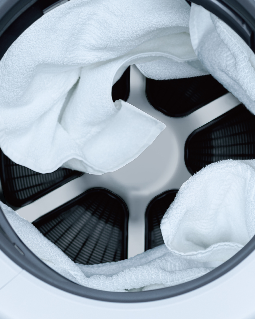 イメージ：はやふわ乾燥 ヒートポンプ