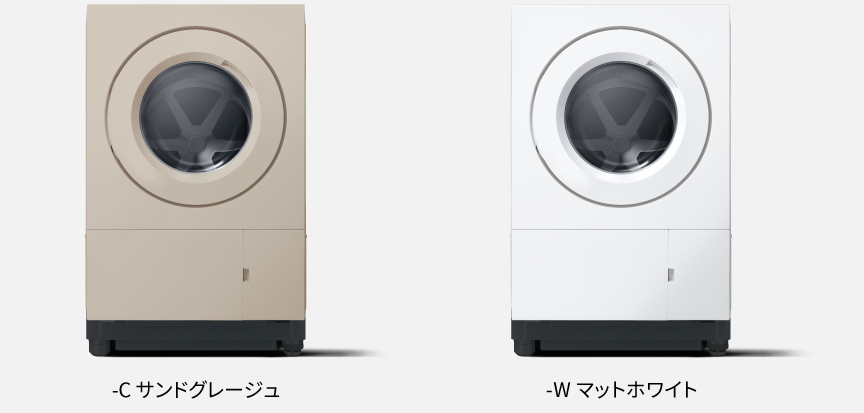空間に合わせて選べる2色展開：使いやすく、空間にフィットするスクエアフォルム。 様々な暮らしに馴染み続けられる、ノイズレスなデザインの2色をご用意。