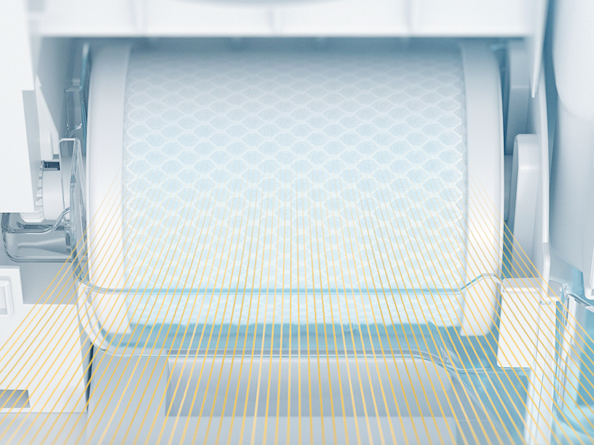 ジアイーノ特長「除菌・脱臭・ウイルス抑制・カビ抑制」のイメージ画像です。