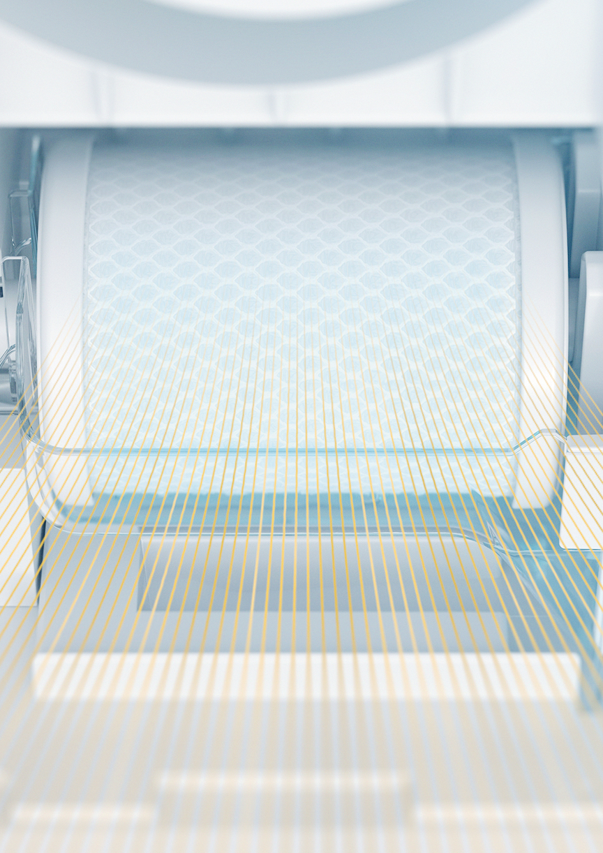 除菌フィルターのイメージ画像です。 ジアイーノ 特長：ウイルス抑制エリアにリンク