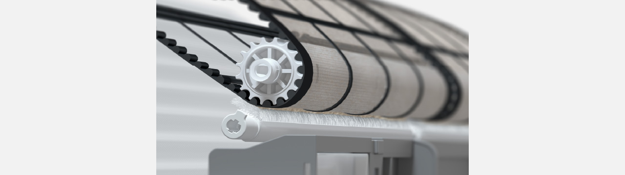 フィルターお掃除ロボットのアップの画像です