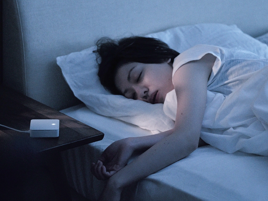 就寝中の人の画像です