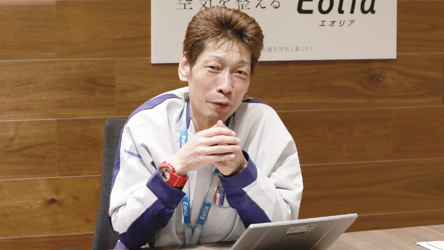 西田さんの写真です。