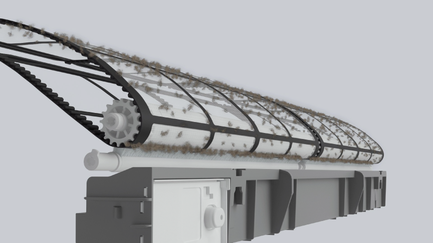 フィルターお掃除ロボットのイメージ画像です。