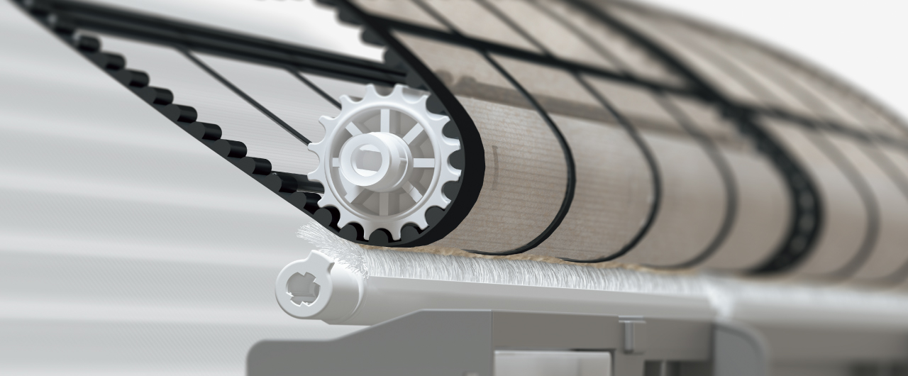 フィルターお掃除ロボットの画像です。