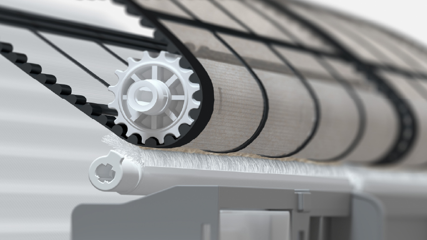 フィルターお掃除ロボットの画像です。