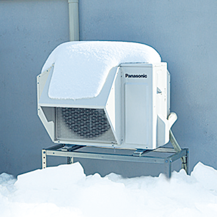 高脚置台や防雪フードの画像です