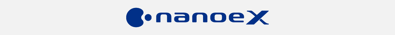 ナノイーXのロゴです。