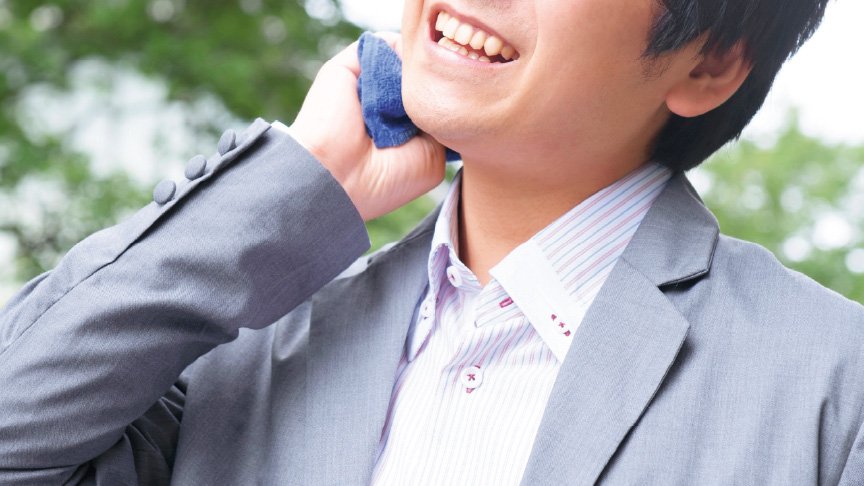 汗臭のイメージ画像です。