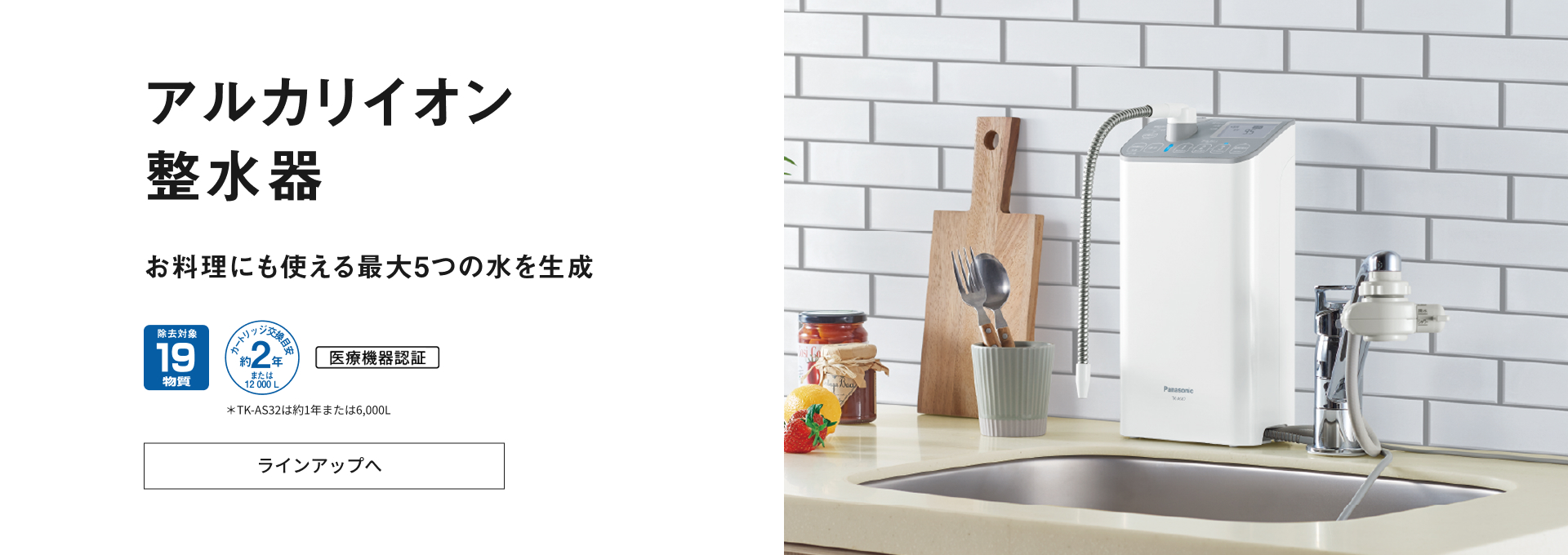 アルカリイオン整水器