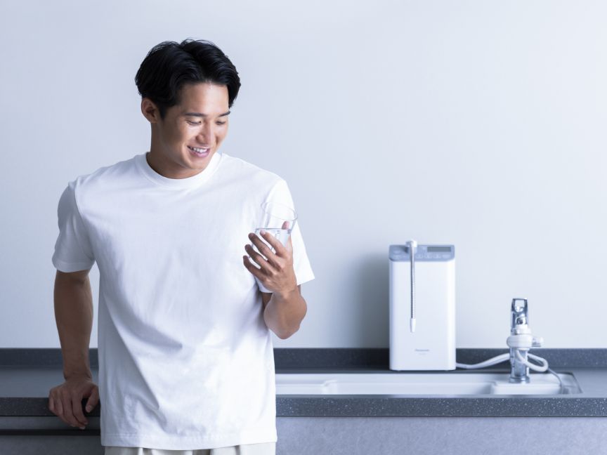 水球元日本代表　荒井 陸が選んだアルカリイオン整水器