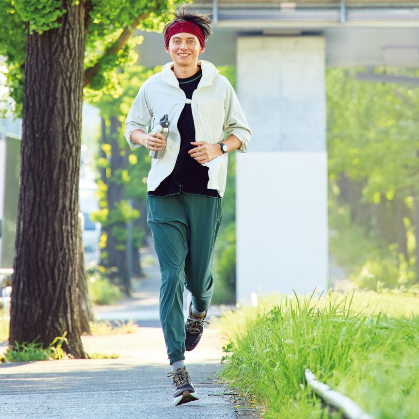 ハリー杉山さんランニング画像