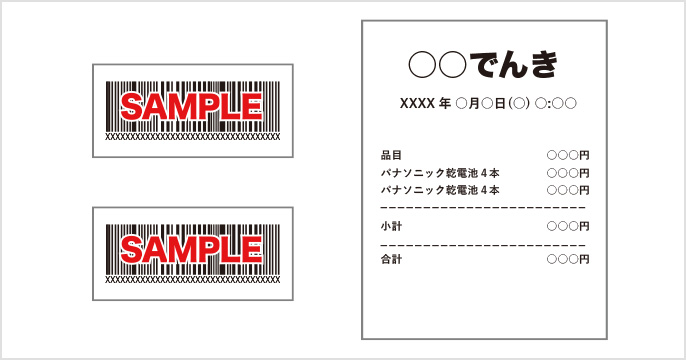 撮影サンプル：複数購入の場合
