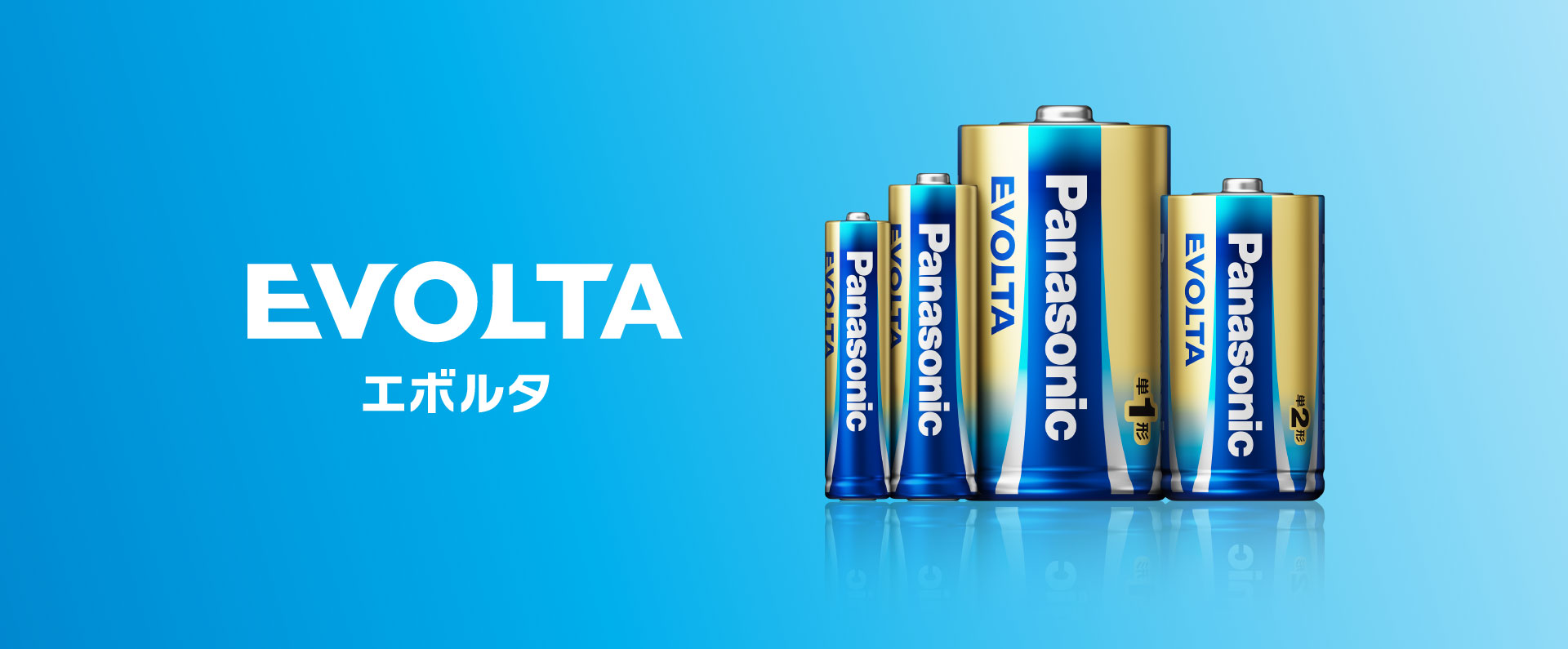 長持ち＆長期保存　EVOLTA　エボルタ