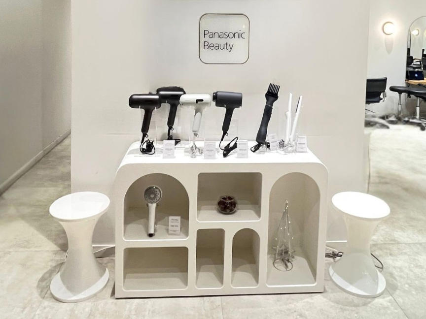 Panasonic Beauty製品の展示スペース