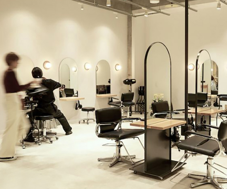 モダンな美容室のイメージ