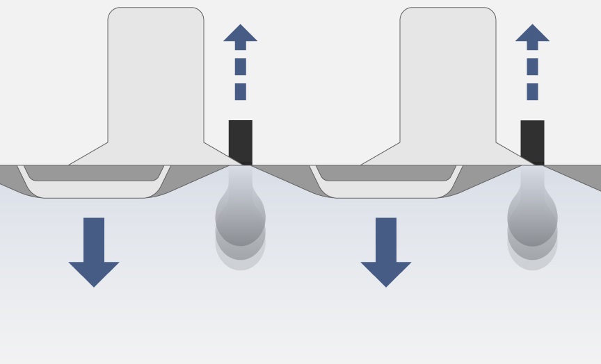 電気シェーバーの剃り味のイメージ