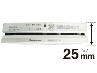 薄型のフラットデザイン