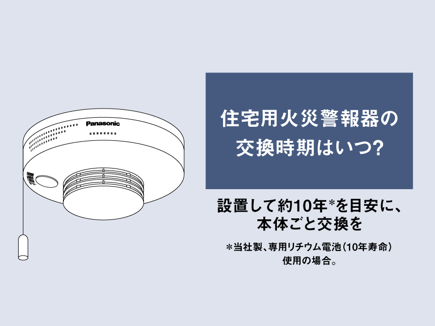 住宅用火災警報器のお困りごとを解決