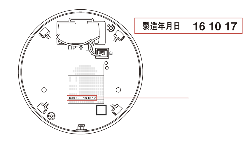 製造年月日の記載位置