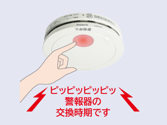 機器交換時期をお知らせ