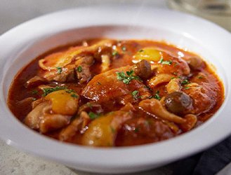 写真：カゴメの鶏肉のトマト煮