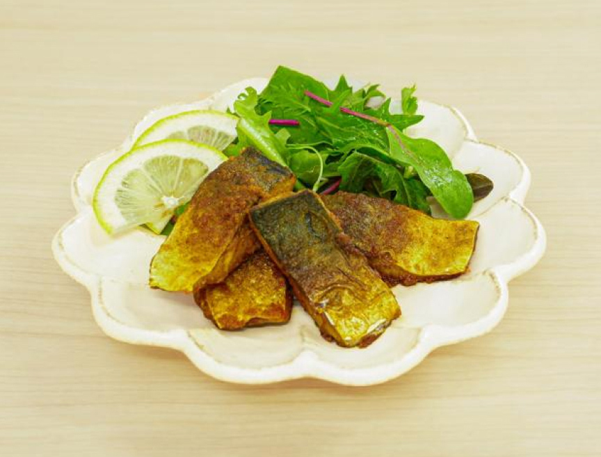 さばのカレー竜田揚げ