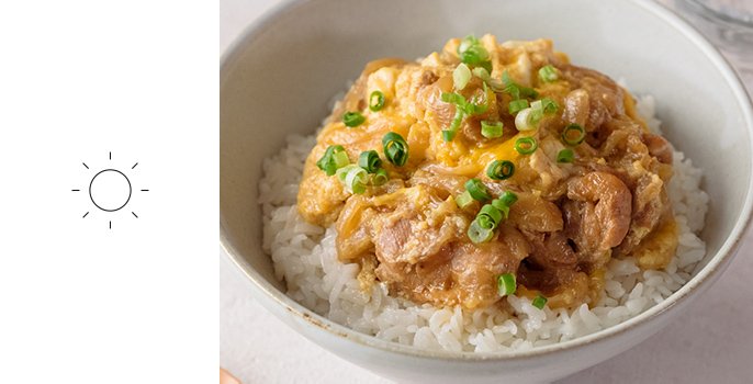 写真：親子丼