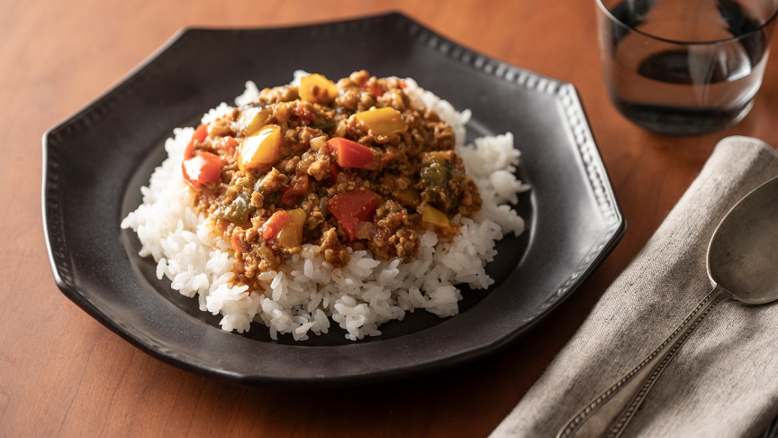 スパイス香る　彩りキーマカレー