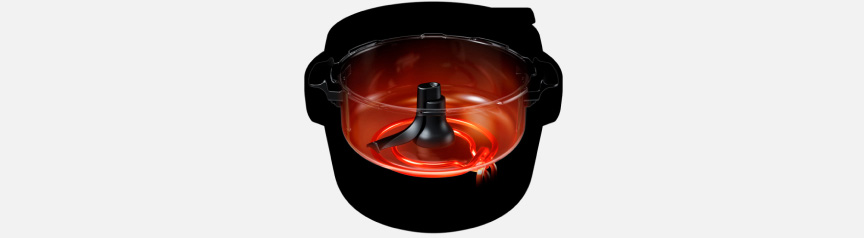 イメージ図：オートクッカーの加熱