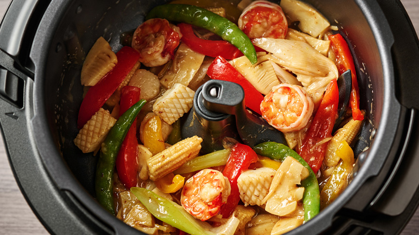 写真：海鮮炒め