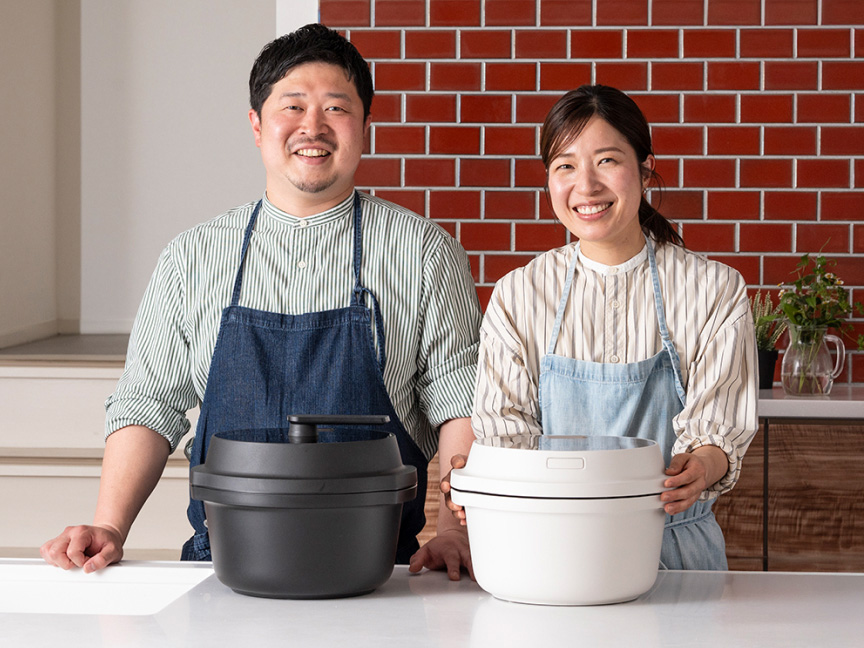 写真：オートクッカーとぐっち夫婦