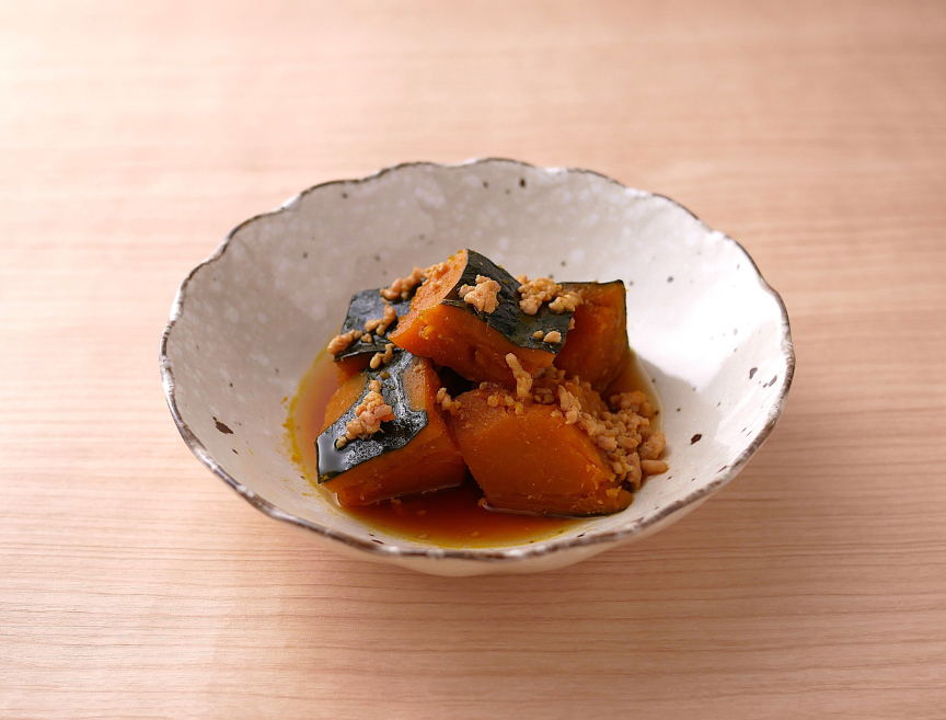 かぼちゃのそぼろ煮