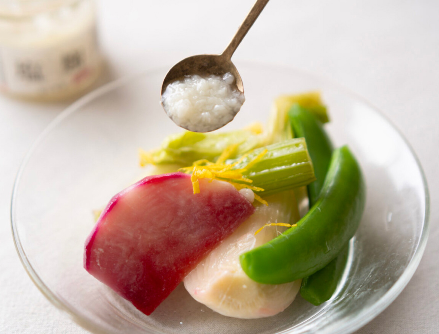 【株式会社 坂ノ途中提供】季節野菜の塩こうじ蒸し