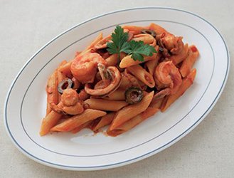 ペンネのペスカトーレ