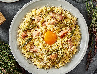 カルボナーラ風ピラフ