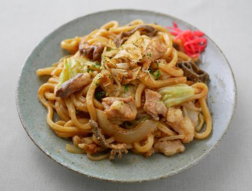 岡山ご当地 ホルモンうどん