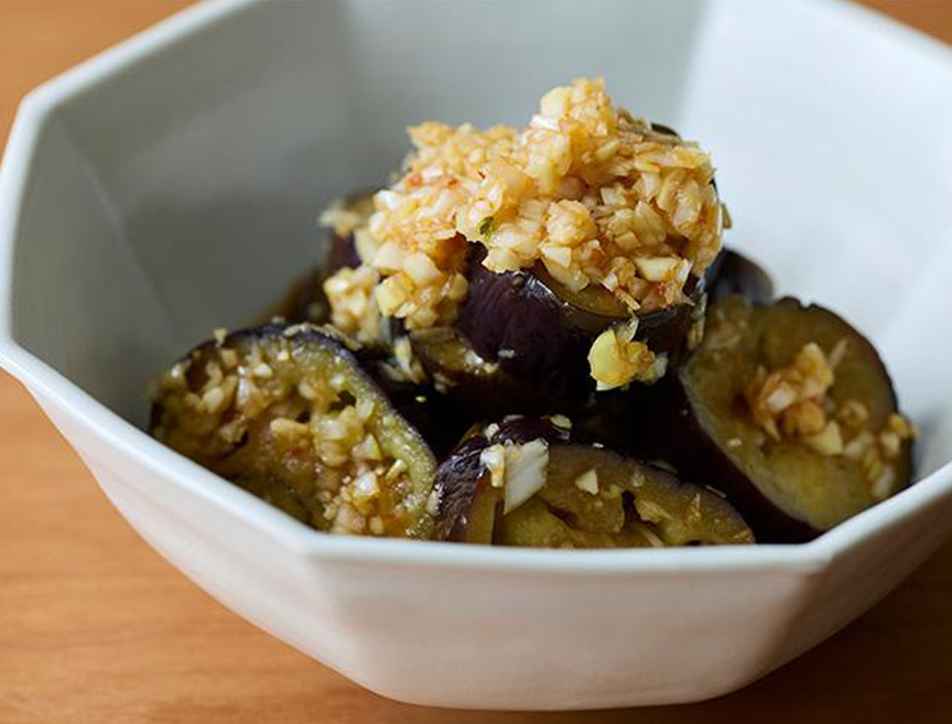 なすの香味漬け