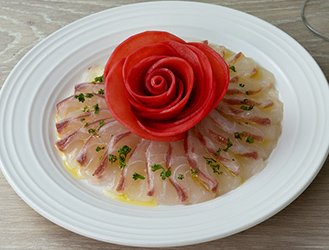 【滋賀県】赤丸かぶの鯛カルパッチョ