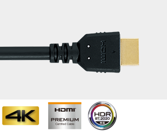 【HDMIケーブル】4Kハイグレードタイプ